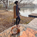 Abundant Solutions Luxury Anti-Slip Natural Cork & Rubber Yoga Mat