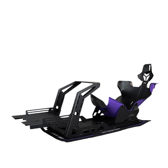 Abundant Solutions Consultation Non Vibration Model Stand Purple Seat+New Headre Simulated Racing Stand fp Lite Steering Wheel Direct Drive F1 Sitt