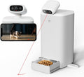 Abundant Solutions HHOLOVE Smart Cat Companion Robot 360° View Camera Pet Automatic Feeder for Cat — Precision Nutrition & Wellness