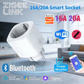 Abundant Solutions Smart Plug WiFi/Zigbee Socket EU Power Monitor Timing Function For Tuya Smart Life APP Control Works With Alexa Google Assistant