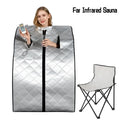 Abundant Solutions Portable Far Infrared Sauna Personal Folding Home Sauna Spa Dry Portable Sauna Bath Carbon fiber plate heating Lose Weight