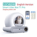 Abundant Solutions Tonepie 65L Automatic Smart Cat Litter Box Self Cleaning Fully Enclosed Cat Litter Box Pet Toilet Litter Tray English versions